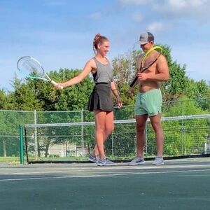 Amazon / Werena Black Women's Tennis / Athletic Skirt Skort Size Medium Pleated